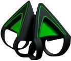 Razer Kitty Ears - Kätzchenohren für Headset - grün - für Kraken