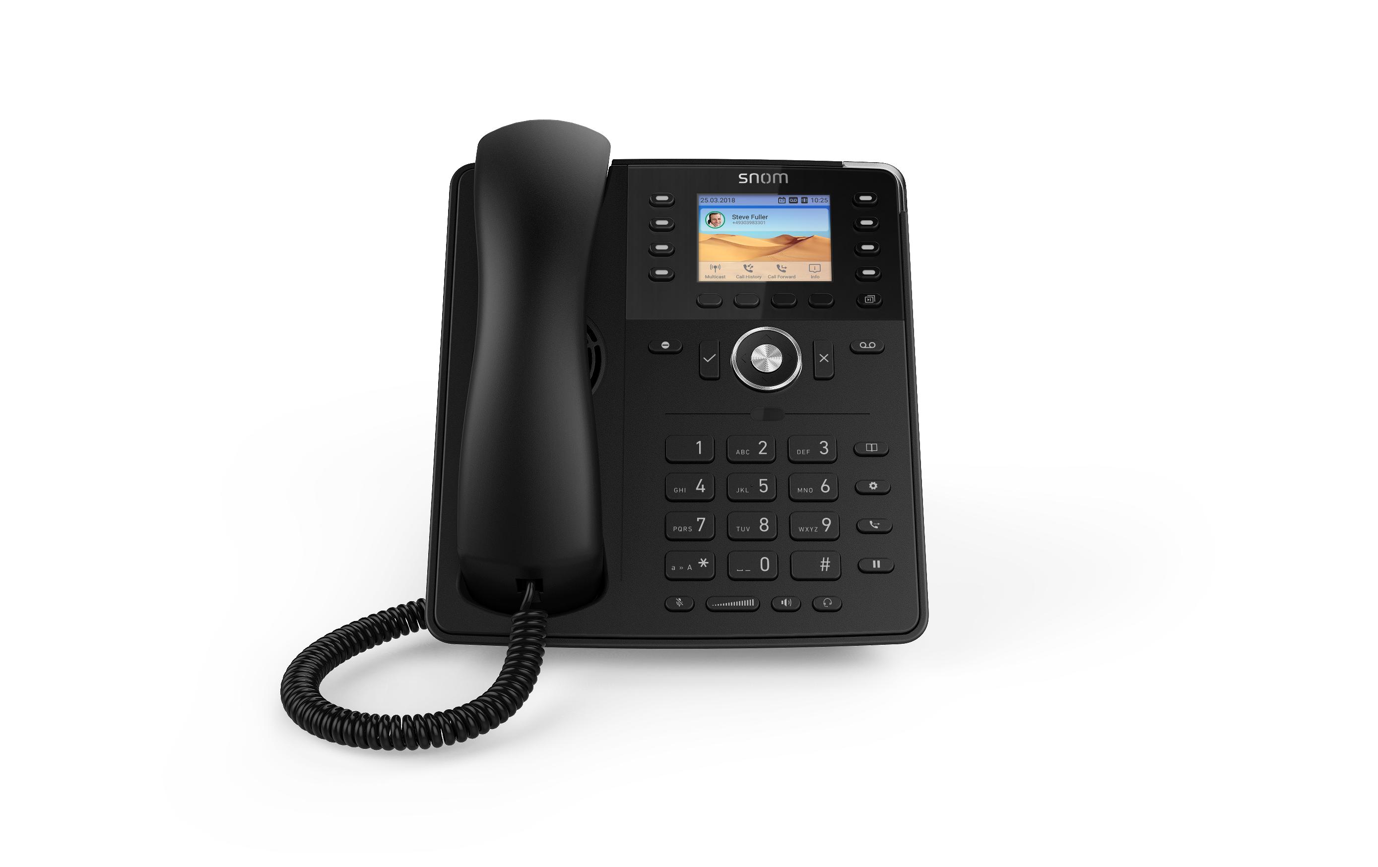 Snom D735 VoIP-Telefon Schwarz