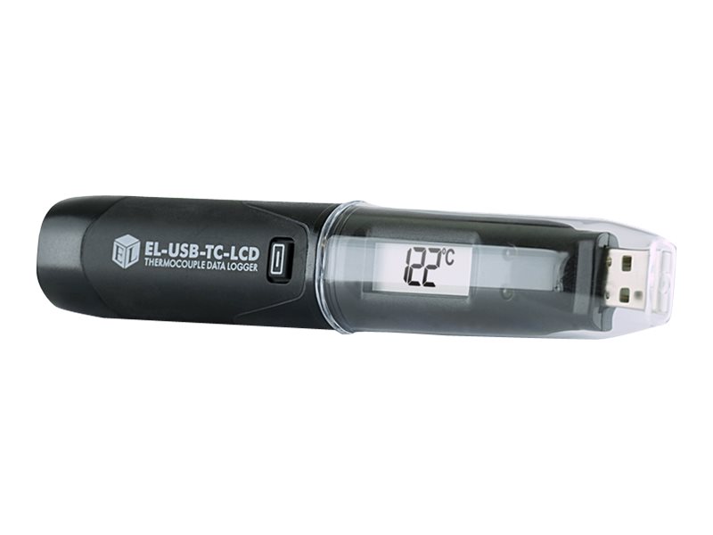 Lascar Electronics EasyLog EL-USB-TC-LCD Thermoelement-Datenlogger Schwarz