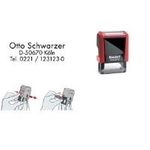 trodat Textstempelautomat Printy 4910 4.0, 3-zeilig, schwarz - für den Markt: D / L / A / CH (53536)