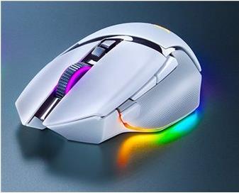 Razer Basilisk V3 Pro Kabellose Gaming-Maus Optisch 30000 DPI 11 Tasten Weiß