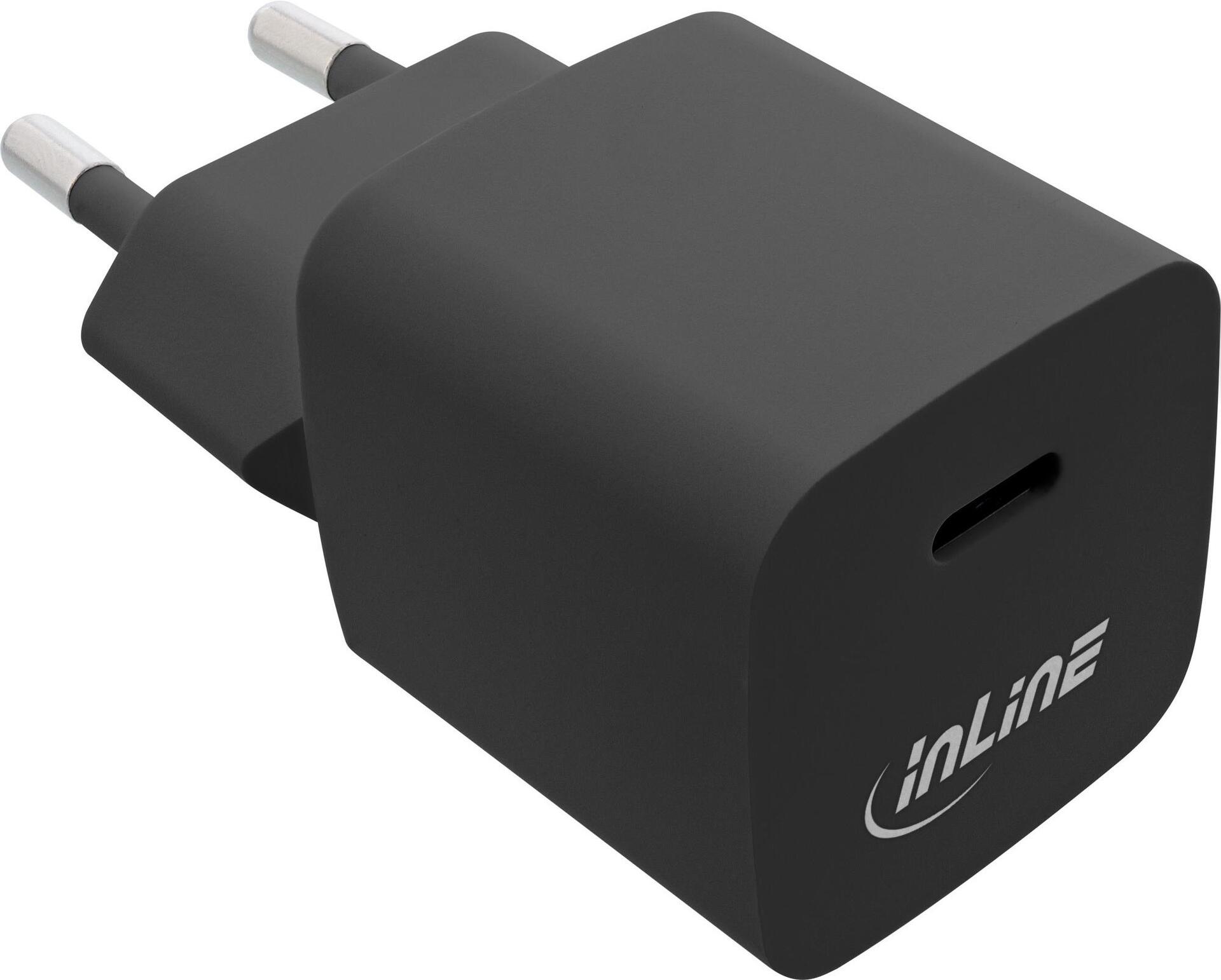 InLine USB Netzteil Ladegerät Single USB-C (31501B)