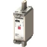 Siemens Indus.Sector NH-Sicherungseinsatz mit Isol. Griffl. 3NA6830-4 Baugröße NH000, Bemessungsstrom 100A, Bemessungsspannung 400V, Betriebsklasse gL/gG (Ganzbereichs-Leitungsschutz/Ganzbereichs-Gerätesch.), Ausführung Kennmelder Kombikennmelder, Mit is (3NA68304)