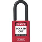 Abus Isoliert.Vorhangschloss 74/40 rot 1 Schlüssel BS 6,5mm (834470)
