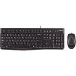 Logitech MK120 Tastatur-Maus-Set USB QWERTZ Ungarisch Schwarz spritzwassergeschützt (HUN) (920-002542)