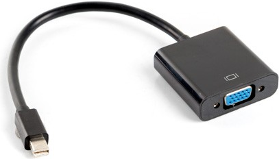 Lanberg AD-0006-BK Videokabel-Adapter 0,2 m VGA (D-Sub) Mini DisplayPort Schwarz (AD-0006-BK)