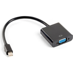 Lanberg AD-0006-BK Videokabel-Adapter 0,2 m VGA (D-Sub) Mini DisplayPort Schwarz (AD-0006-BK)