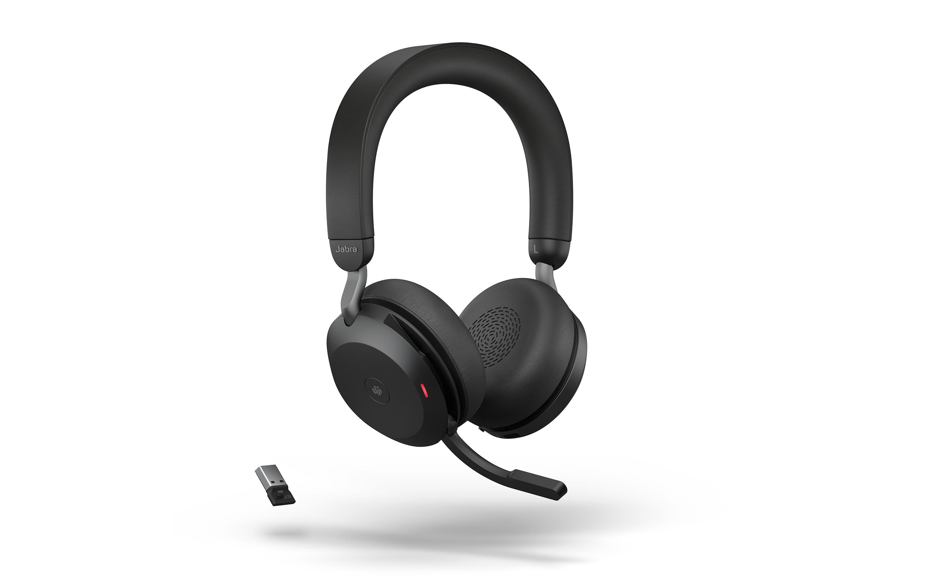 Jabra Evolve2 75 MS Stereo USB-A Headset Schwarz