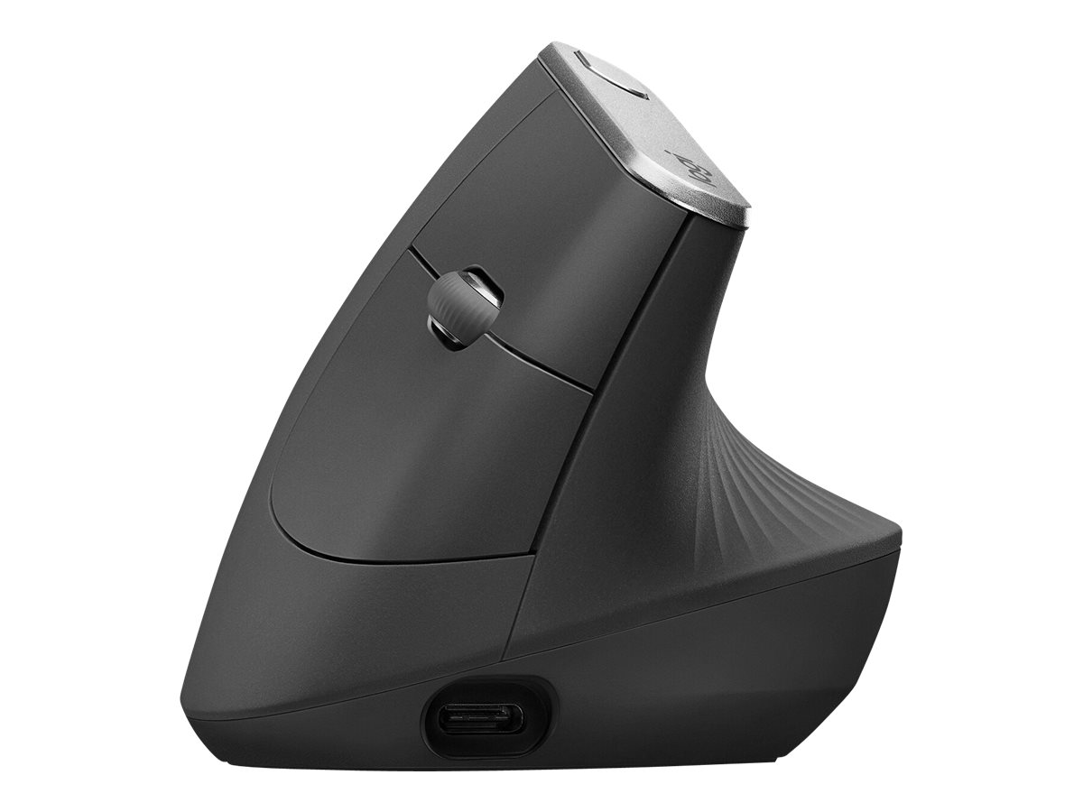 Logitech MX Vertical Vertikale Maus Graphite