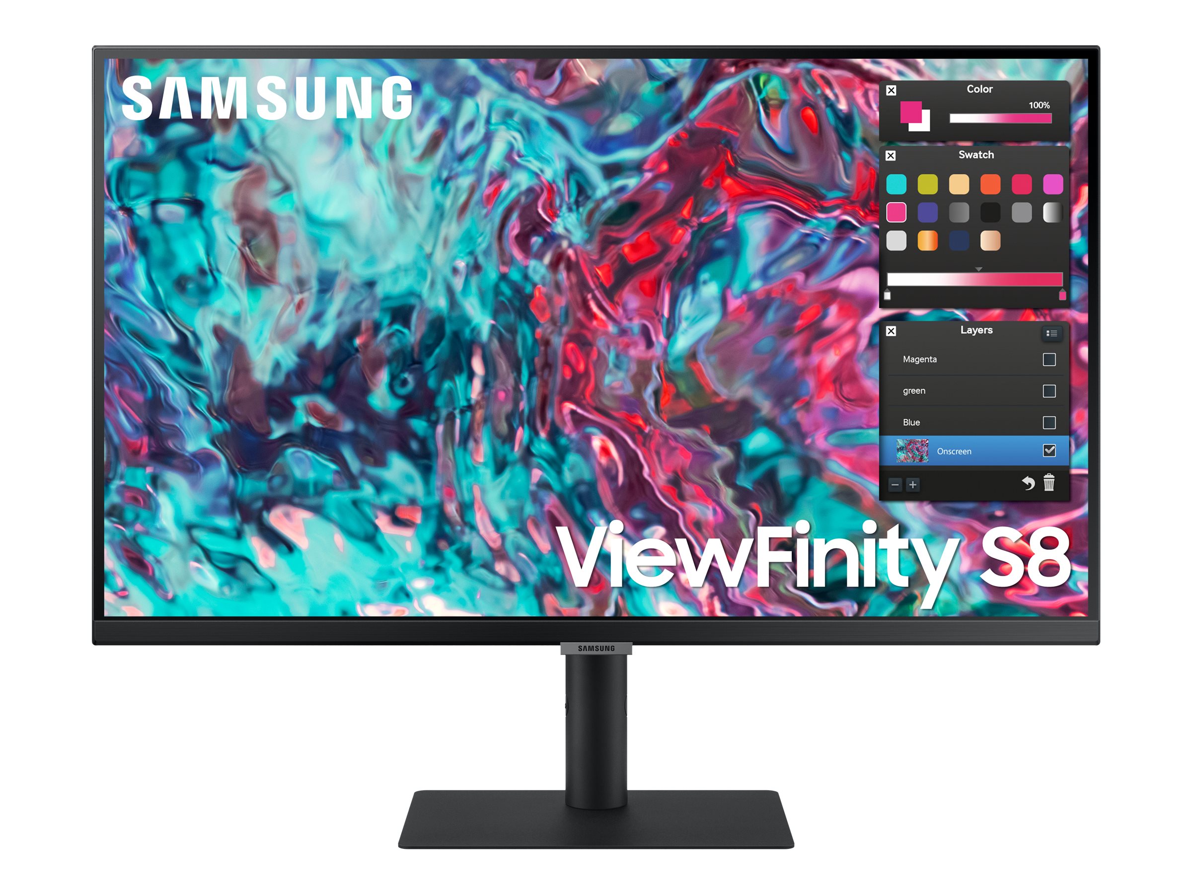 Samsung ViewFinity S80TB 68,6 cm (27 Zoll) 3840 x 2160 Pixel 4K Ultra HD LED Schwarz (LS27B800TGUXEN)
