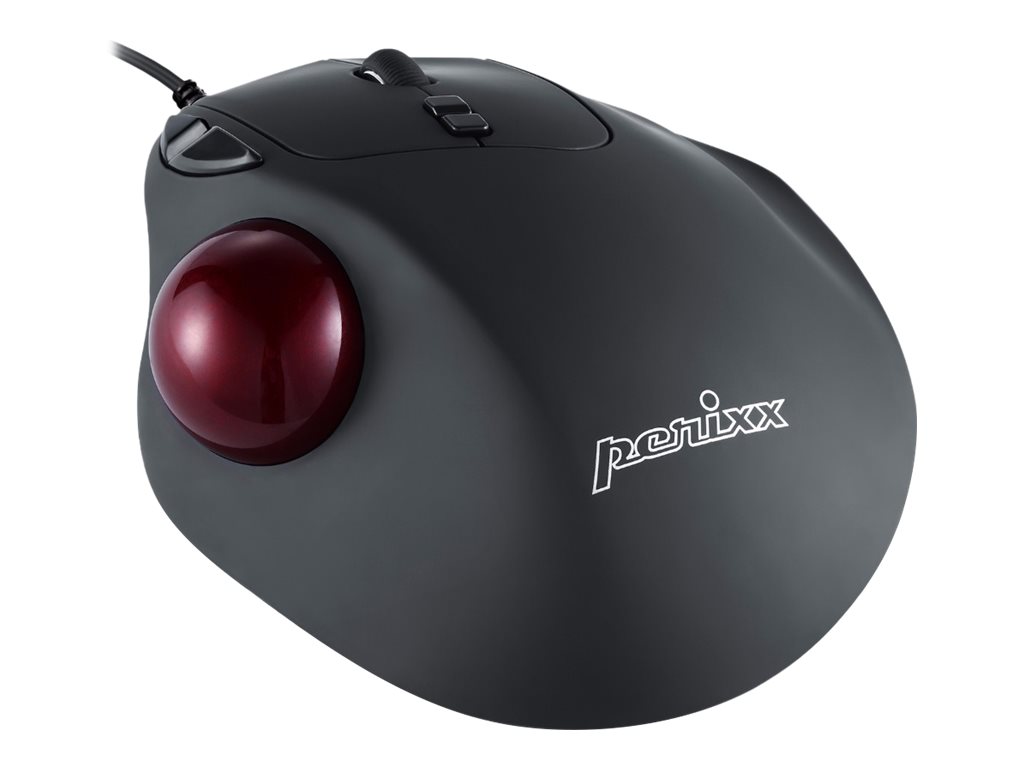 Perixx PERIMICE-517 Trackball-Maus USB Schwarz