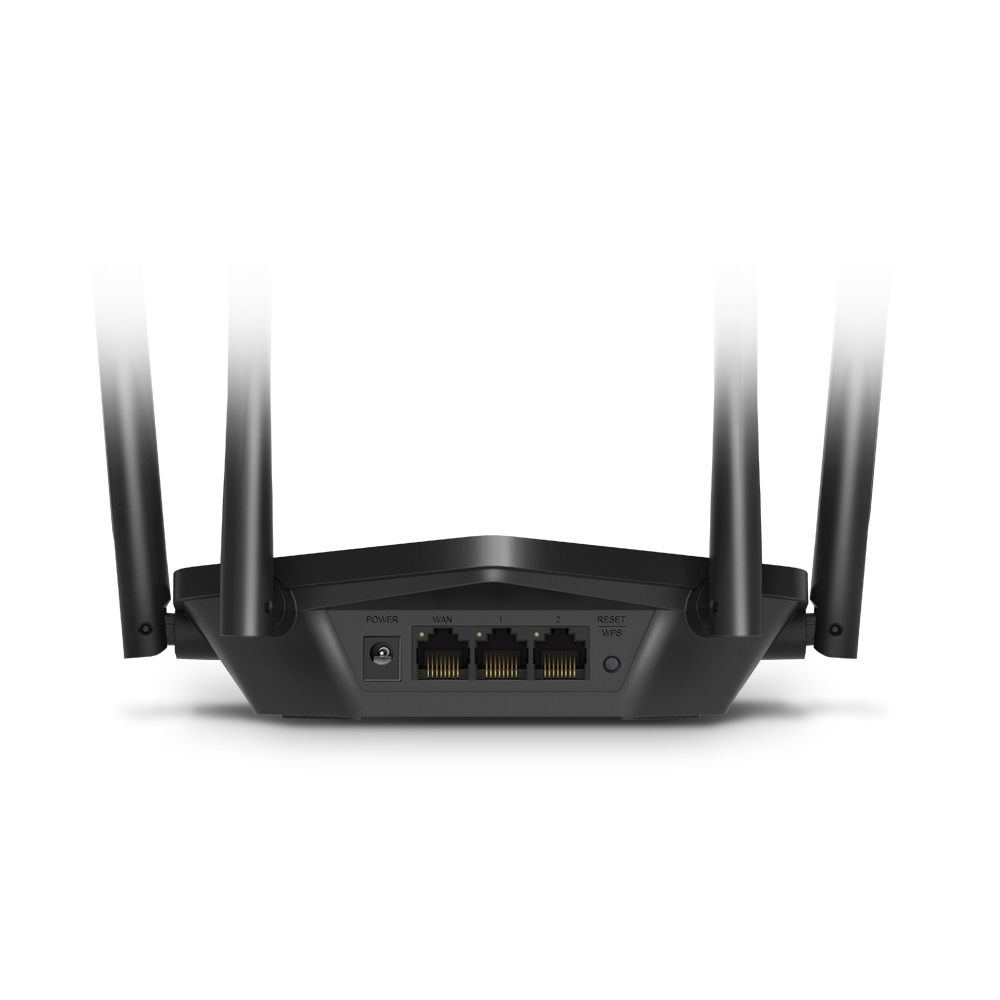 Mercusys MR60X V2 WLAN-Router Wi-Fi 6 Schwarz