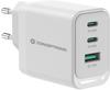 Conceptronic Ladegerät 3Port 65W 2xUSB-C 1xUSB-A weiß (ALTHEA21W65)