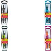 herlitz Zirkelkasten 2-teilig, schwarz Zirkellänge: 110 mm, max. Radius: 138 mm, Kreisdurchmesser: (8710006)