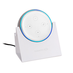 TerraTec Stand by ME Echo Halterung für Amazon Echo Dot (3. Generation) Weiß