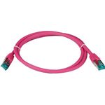 EFB-Elektronik RJ45 Patchkabel Cat.6A S/FTP LSZH magenta 5m Hersteller: EFB Elektronik (MK6001.5MA)