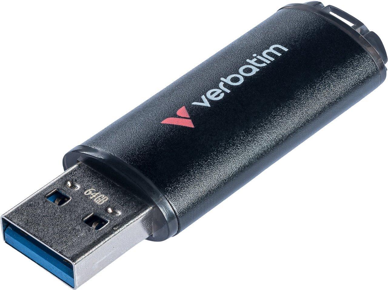 Verbatim V200 Metal USB 3.2 Aluminium r/w 80/200MBs 30211 (30211)