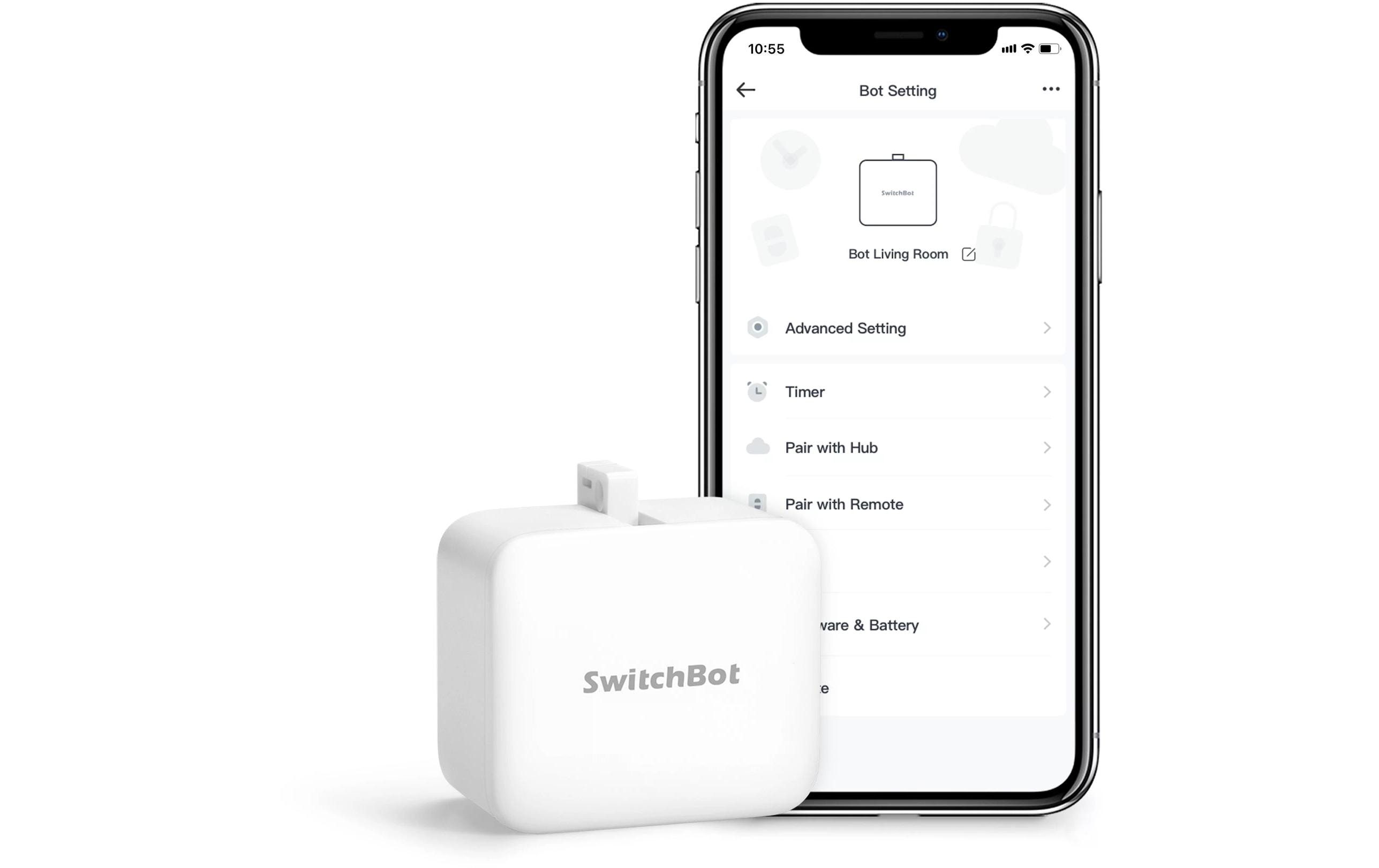 SwitchBot Smart Bot Robotic Button Pusher Weiß