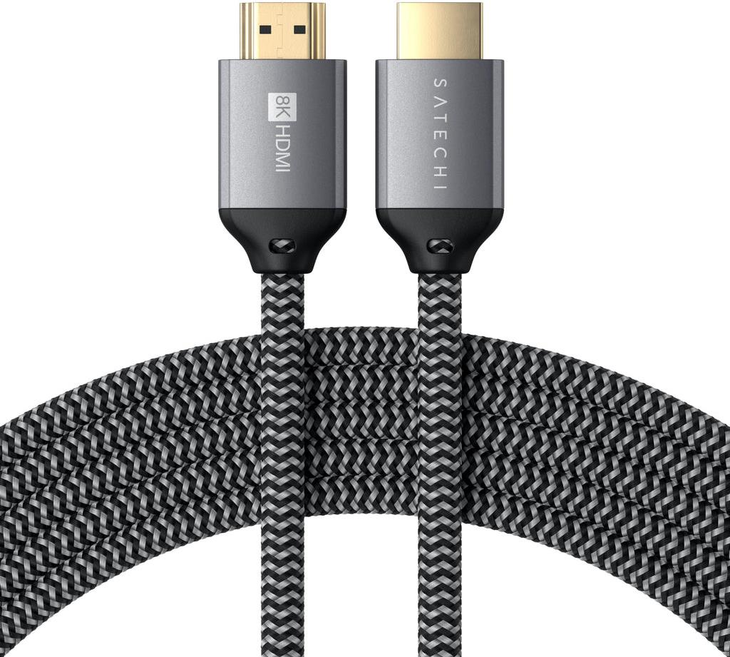 Satechi ST-8KHC2MM HDMI-Kabel 2 m HDMI Typ A (Standard) Grau (ST-8KHC2MM)