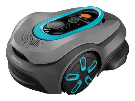 Gardena smart SILENO sense 600 m² Mähroboter Kabellos mit Vision-KI Grau, Türkis