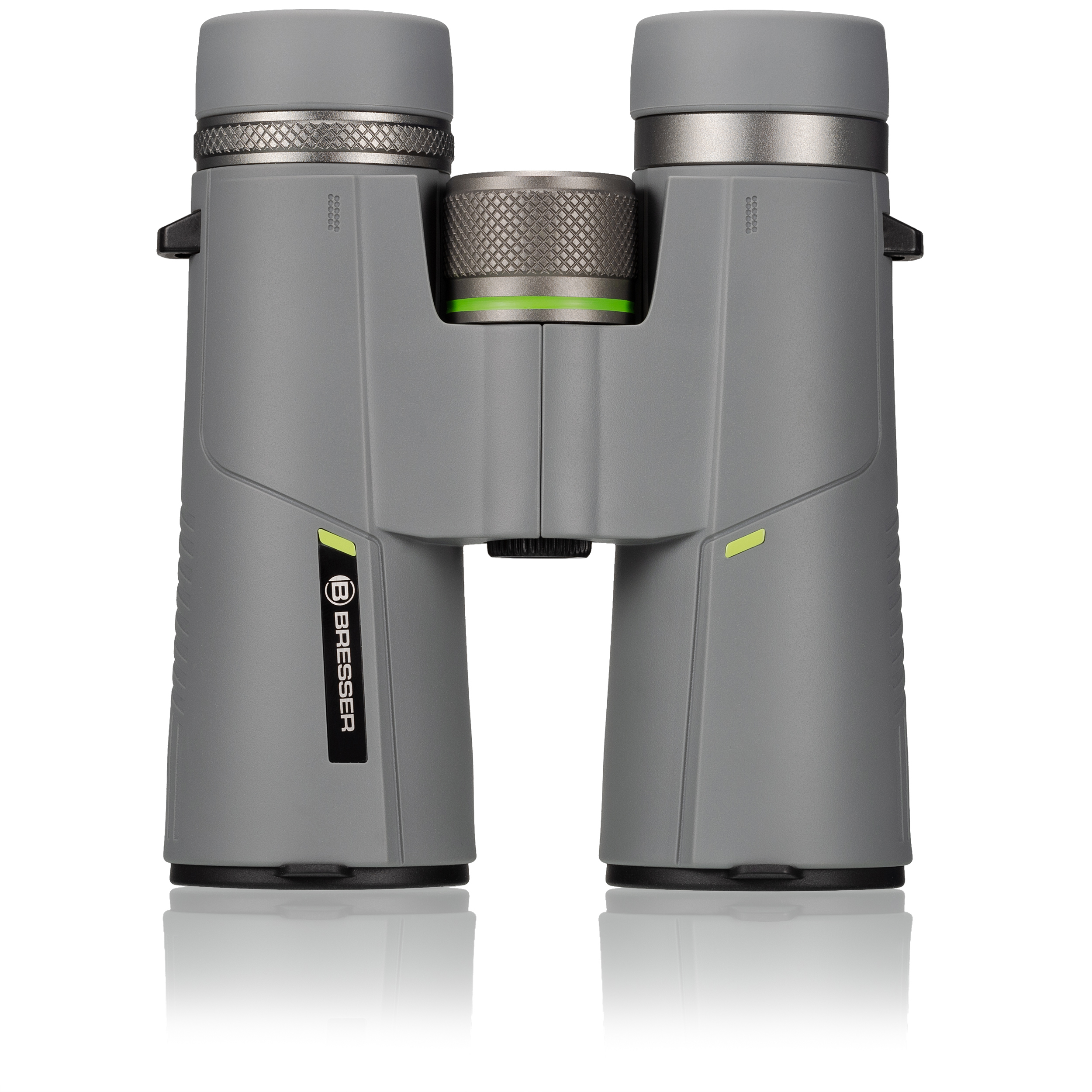 Bresser Wave 10x42 Fernglas BaK-4 FMC Wasserdicht Grau