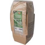 Papstar 87250 Einweg-Lebensmittelbehälter Karton - Polylactid (PLA) Braun (87250)