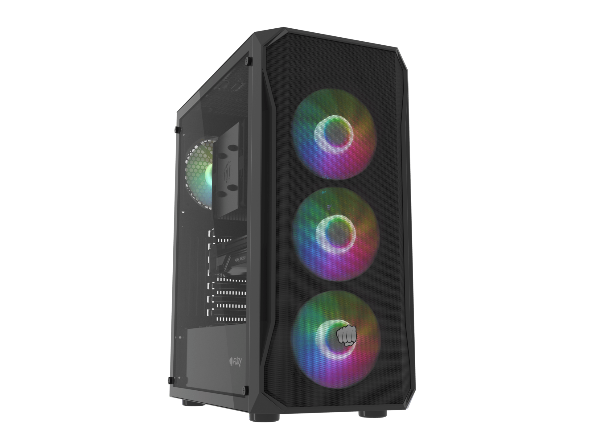FURY Shobo SH4F RGB Midi Tower Gehäuse Schwarz