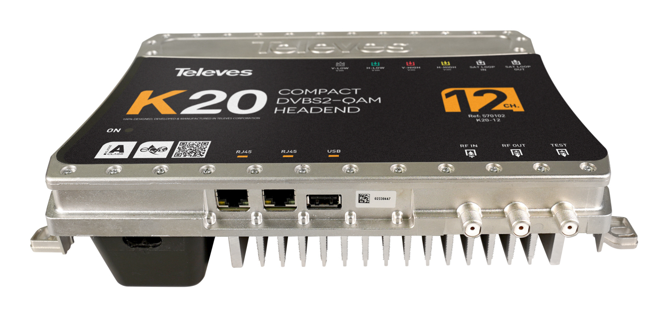 Televes K20-12 Kompaktkopfstelle 12 Transponder DVB-S2/QAM