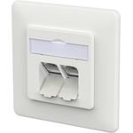 METZ CONNECT RJ45 Anschlussdose LSA++ verkehrswei 130E381027-I (130E381027-I)