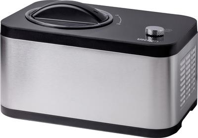 Unold 48826 Eis- & Joghurtbereiter EVA Kompressor Eismaschine 1,5 l 120 W Schwarz, (48826)