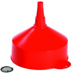 IWH Trichter, Durchmesser: 235 mm, orange aus hochwertigem Polyethylen, mit auswechselbarem - 1 Stück (3000)