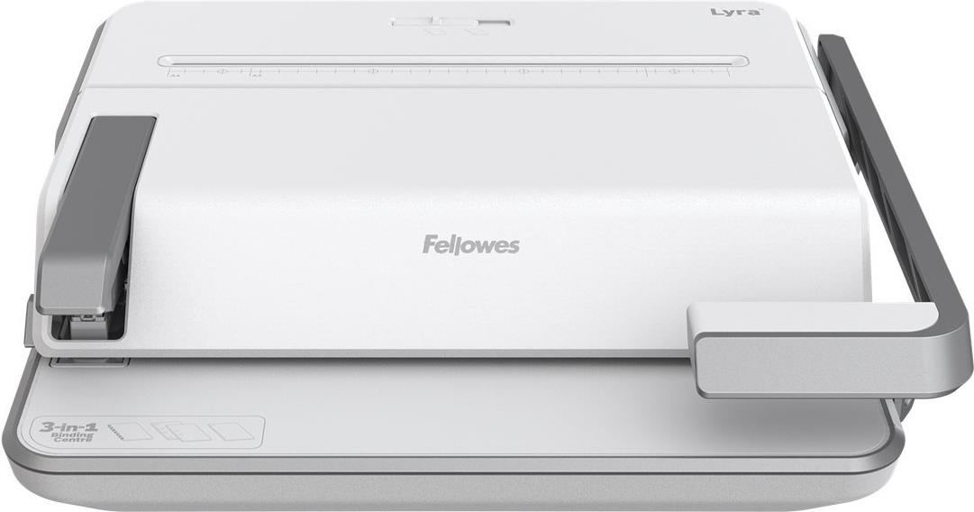 Fellowes Lyra 3-in-1 Binding Center Bindemaschine A4 Grau, weiß