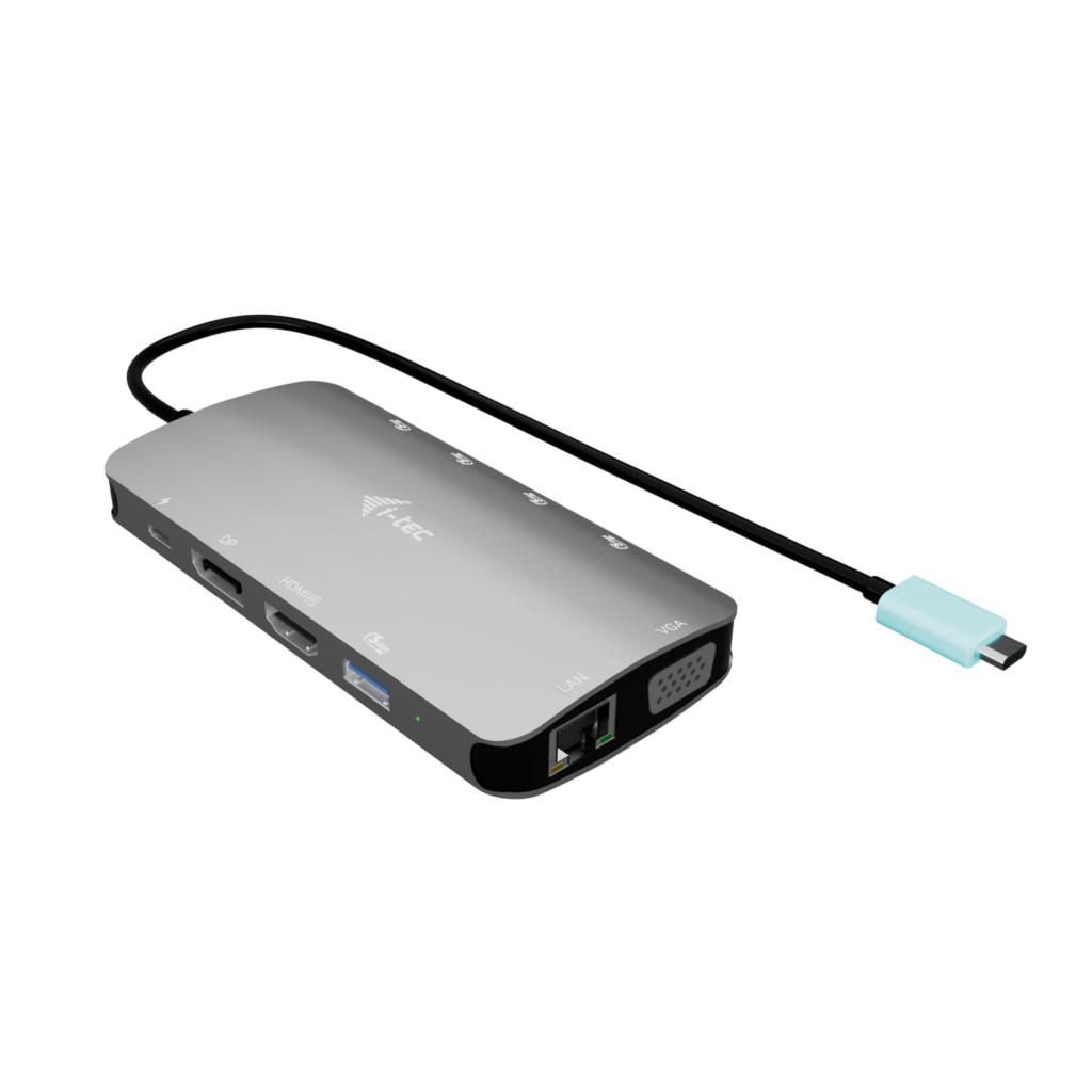 i-tec USB-C Metal Nano 3x Display Docking Station Power Delivery 100W Silber