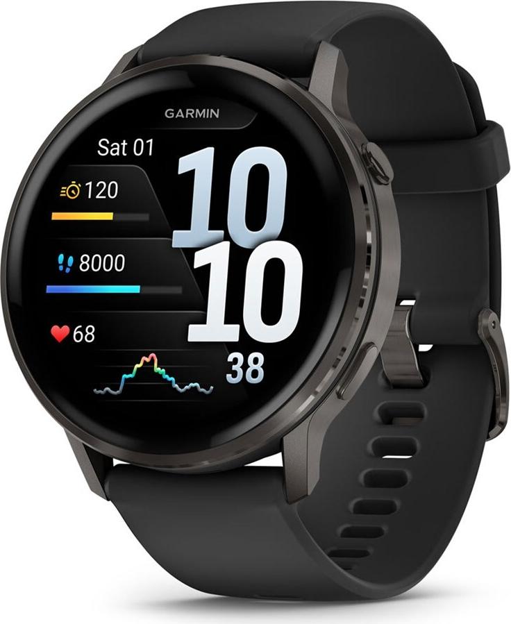 Garmin Venu 4 Smartwatch 45 mm 1,4" AMOLED 8 GB Schwarz/Schiefergrau