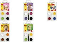 EBERHARD FABER Schminkset Schmetterling zum Schminken einer Schmetterinlings-Maske, schnell - 1 Stück (579022)