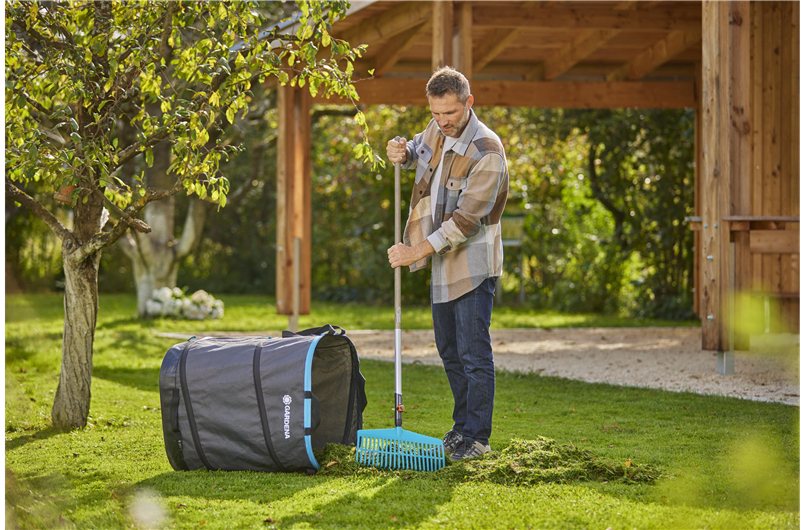 Gardena Gartenabfallsack PopUp Rechteckig 220 L Schwarz, Grün