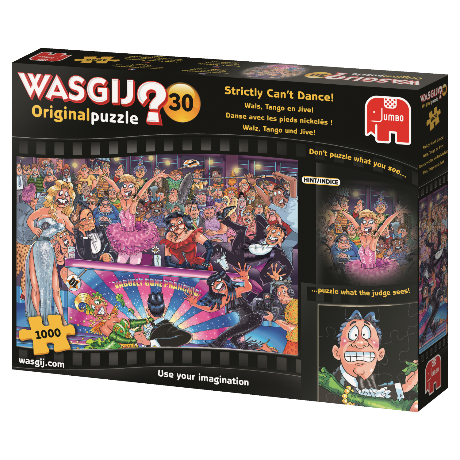 Jumbo Spiele Wasgij Original 30 – Walzer, Tango und Jive! – 1000 Teile – Mehrfarbig