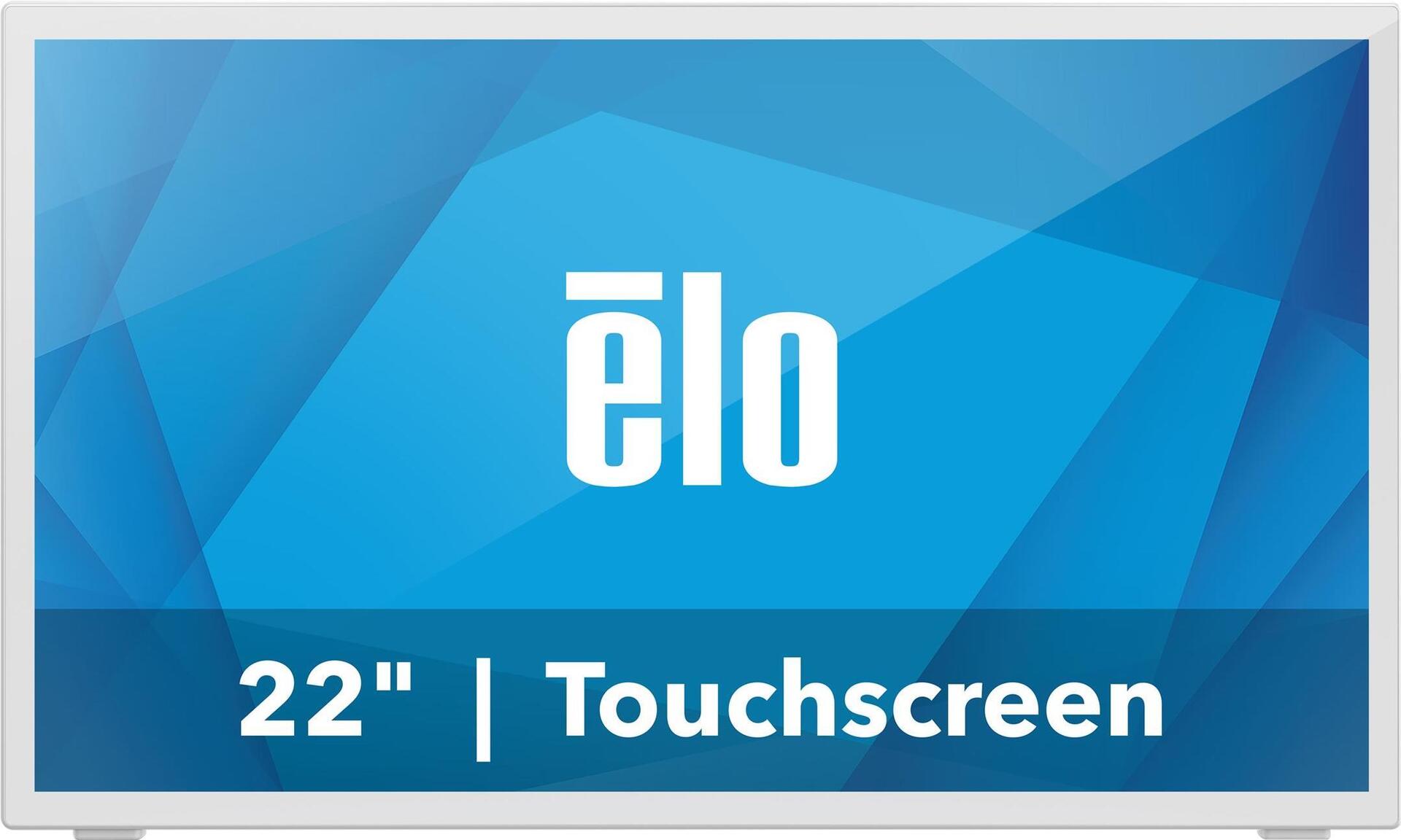 Elo Touch Solutions 2270L LCD-Monitor 55,9 cm 55,90cm (22") 21.5" sichtbar Touchscreen 1920 x 1080 Full HD 1080p @ 60 Hz 250 cd/m² 1000:1 14 ms HDMI VGA DisplayPort Lautsprecher weiß [Energieklasse D] (E265991)