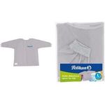 Pelikan Malschürze unisex, grau, mit Klettverschluss aus 100 % Polyester, Größe: L (7 (400197411)