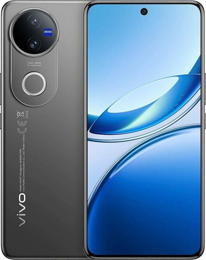 Vivo V50 5G Smartphone 12GB RAM 512GB ROM, 120Hz 6.77" AMOLED, 6000 mAh , IP68, Dual-SIM,NFC, Android 15, Schwarz (5669025)