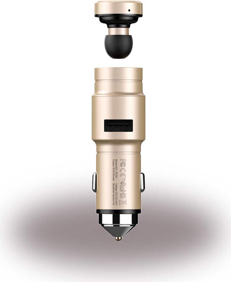 Baseus CCBKER-OV Bluetooth Headset + Kfz Ladegerät (CCBKER-OV)