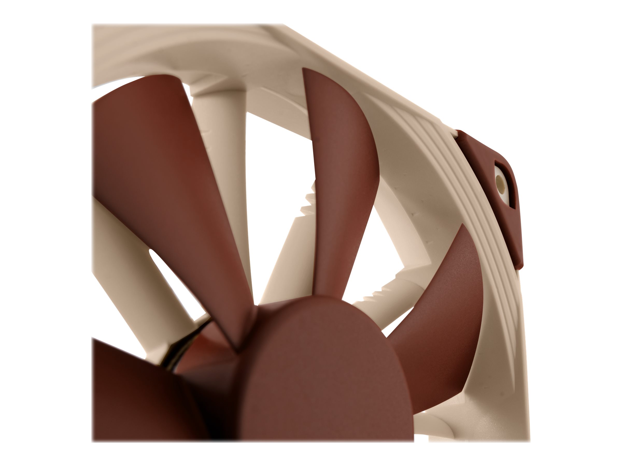 Noctua NF-F12 5V PWM Gehäuselüfter 120 mm Beige, Braun