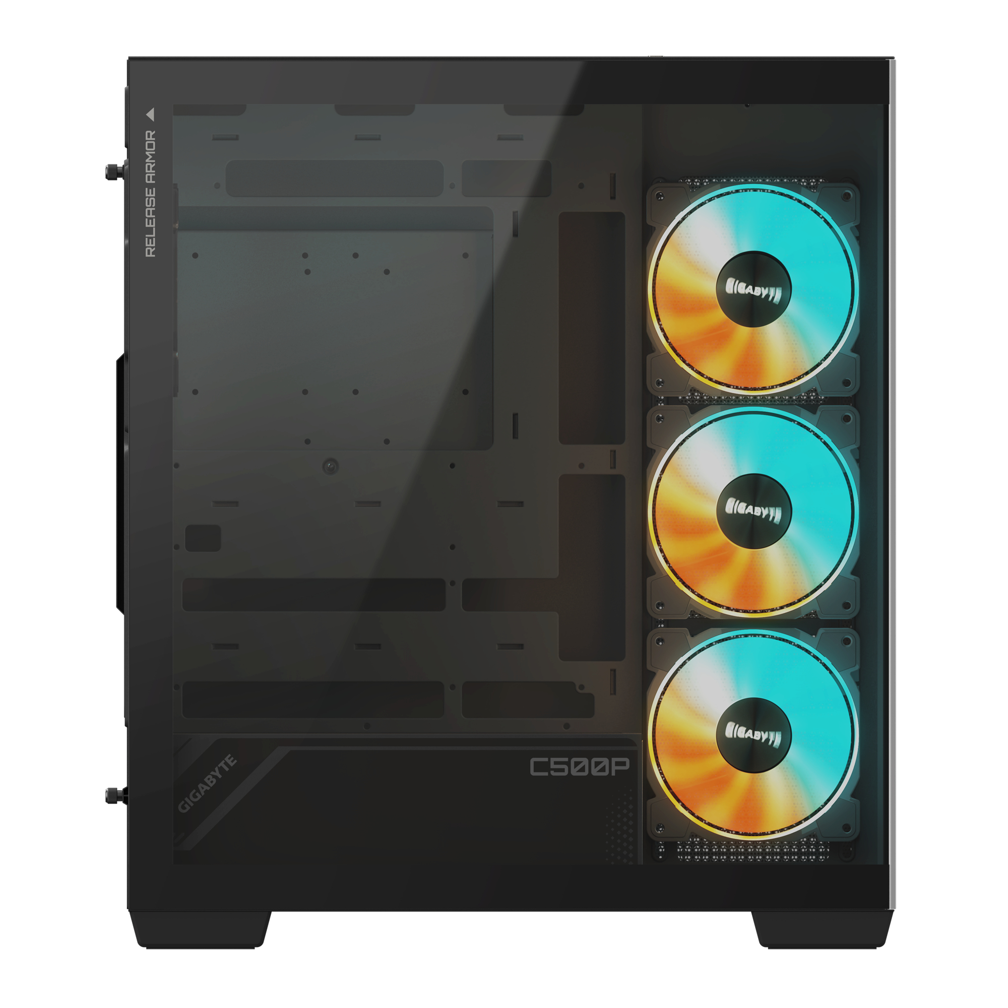 GIGABYTE C500 PANORAMIC STEALTH Mid Tower ATX Schwarz