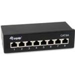 Equip Patchpanel 8x RJ45 Cat6A 19" FTP 1HE Premium schwarz (326621)