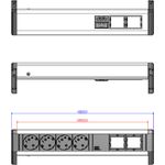 Bachmann Steckdosenleiste DESK 4xCEE 902.032 (902.032)