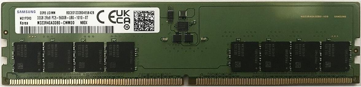 SAMSUNG 32GB DDR5-5600 CL46 (2Gx8) DR (M323R4GA3DB0-CWM)