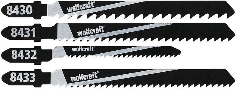 Wolfcraft 10 Stichsägeblätter Set 8430000 Holz Sägeblatt (8430000)