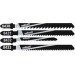 Wolfcraft 10 Stichsägeblätter Set 8430000 Holz Sägeblatt (8430000)