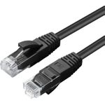 MicroConnect CAT6A UTP 0.15m Black LSZH (MC-UTP6A0015S)