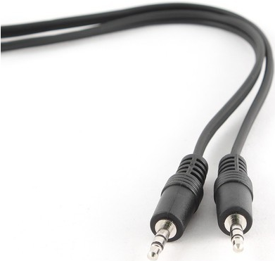 GEMBIRD CCA-404-2M 2m 3.5mm 3.5mm Schwarz Audio-Kabel (CCA-404-2M)